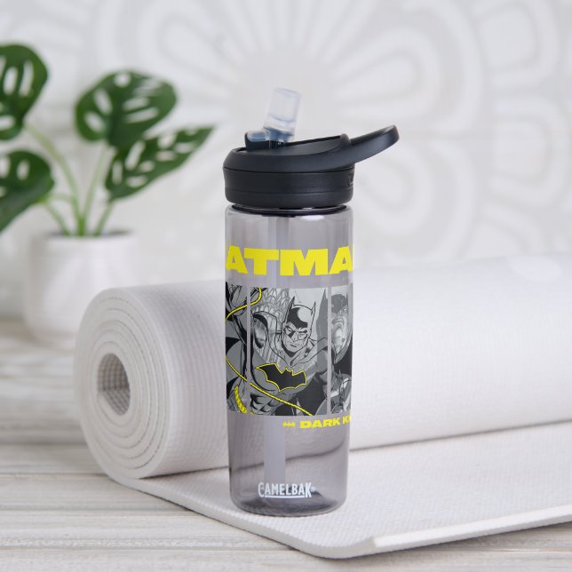 Batman Comic Tri-Panel Graphic Water Bottle (Yoga)