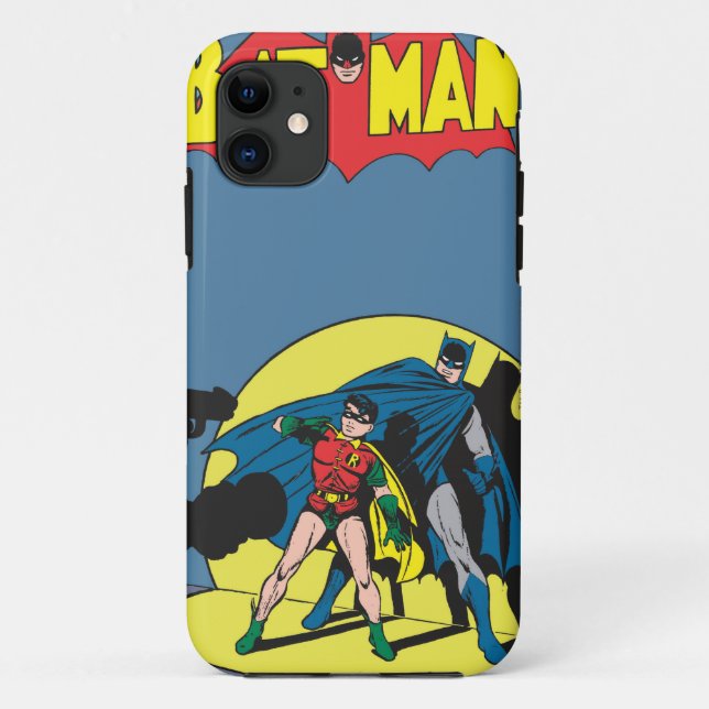 Batman Comic - with Robin Case-Mate iPhone Case (Back)