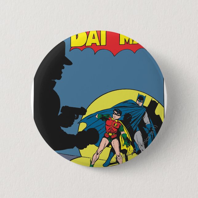 Batman Comic - with Robin Pinback Button (Front)