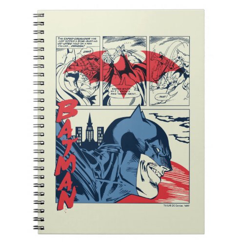Batman Crime Fighting Comic Book Page
