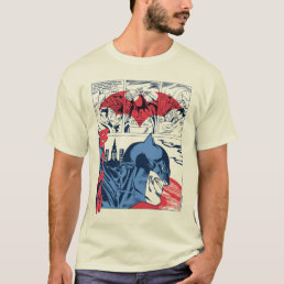 Batman Crime Fighting Comic Book Page T-Shirt