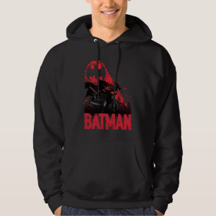 Batman Crimson Bat Signal Hoodie