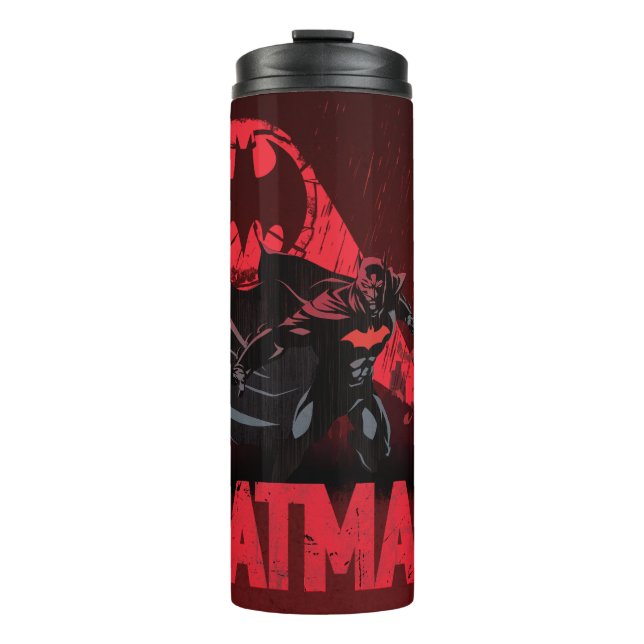 Batman Crimson Bat Signal Thermal Tumbler (Front)