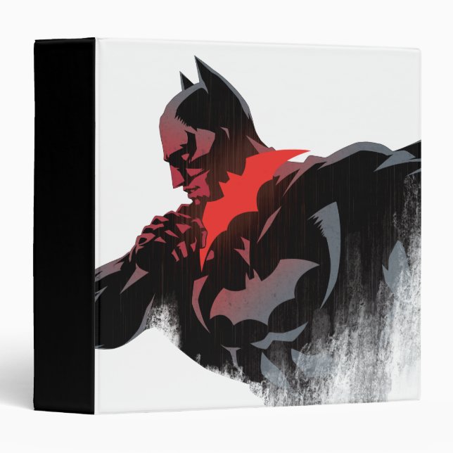 Batman Crimson Batarang 3 Ring Binder (Front/Spine)