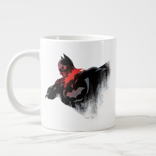 Batman Crimson Batarang Giant Coffee Mug (Left)