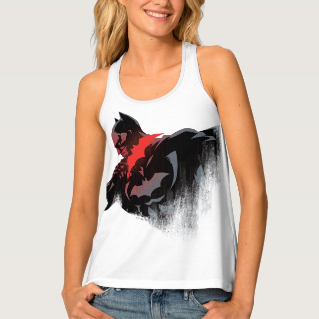Batman Crimson Batarang Tank Top (Front)