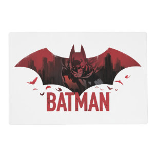 Batman Crimson Gotham Icon Placemat