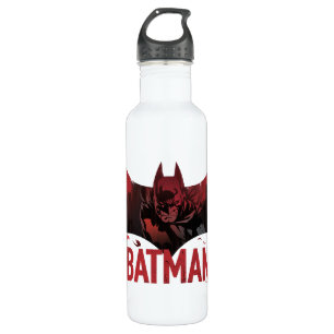 Batman Crimson Gotham Icon Stainless Steel Water Bottle