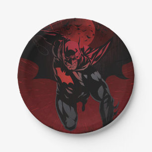 Batman Crimson Leap Paper Plates