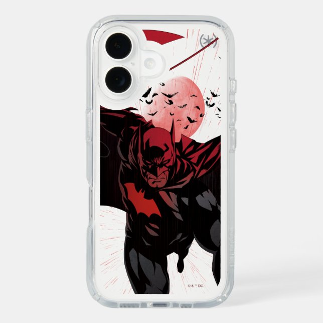 Batman Crimson Leap Speck iPhone Case (Front)