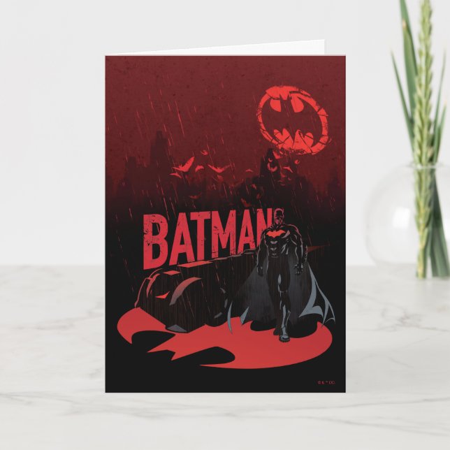 Batman Crimson Rain Card (Front)