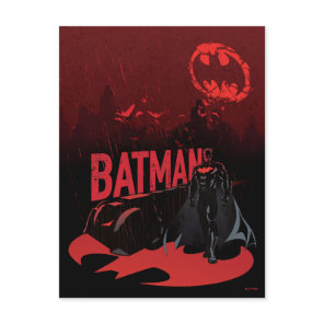 Batman Crimson Rain Postcard