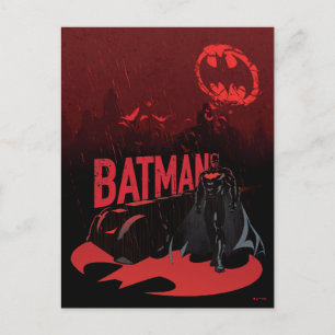 Batman Crimson Rain Postcard