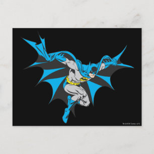 Batman Crouches Postcard