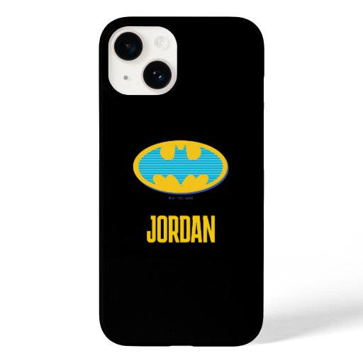 Batman | Cyan Stripes Symbol Case-Mate iPhone 14 Case