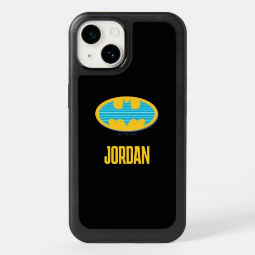 Batman  Cyan Stripes Symbol OtterBox iPhone 14 Case