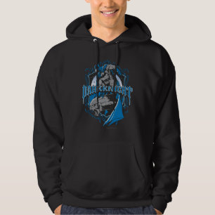 Batman Dark Knight Blue Grey Logo Hoodie