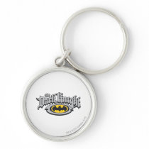 Batman Dark Knight | Name and Oval Logo Keychain