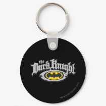 Batman Dark Knight | Name and Oval Logo Keychain