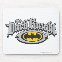 Batman Dark Knight | Name and Oval Logo Mouse Pad