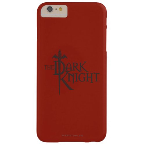 Batman Dark Knight  Name Brown Logo Barely There iPhone 6 Plus Case