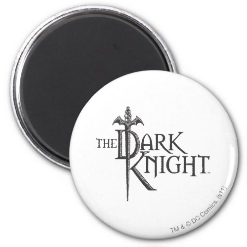Batman Dark Knight  Name Brown Logo Magnet