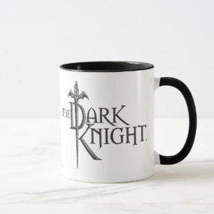 Batman Dark Knight Name Brown Logo Mug