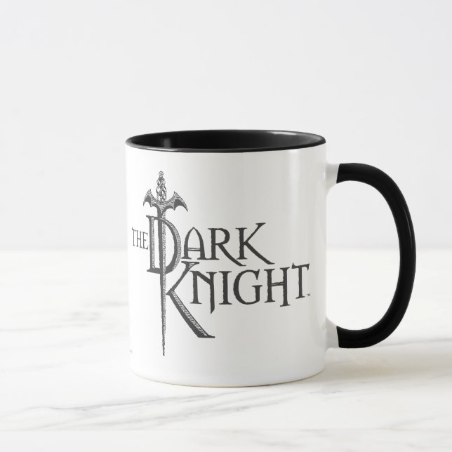 Batman Dark Knight | Name Brown Logo Mug (Right)