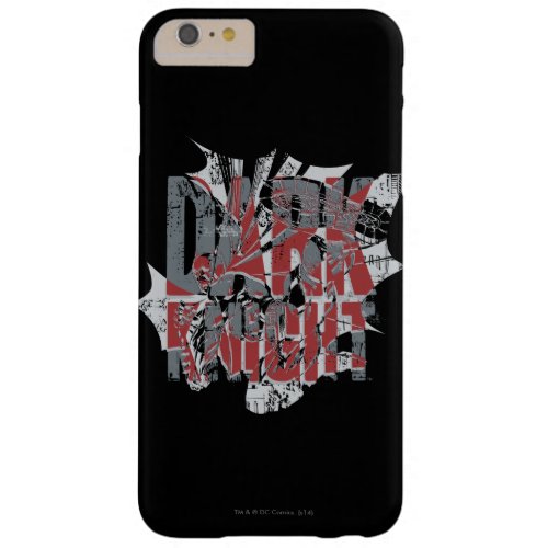 Batman Dark Knight  Name Red Grey Logo Barely There iPhone 6 Plus Case