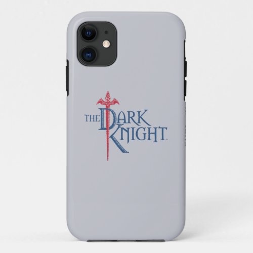 Batman Dark Knight  Name Red Sword Logo iPhone 11 Case