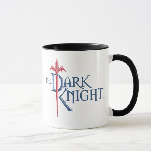 Batman Dark Knight  Name Red Sword Logo Mug