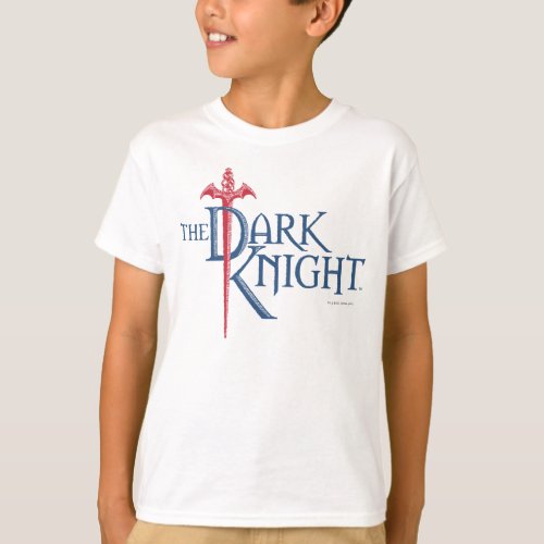 Batman Dark Knight  Name Red Sword Logo T_Shirt