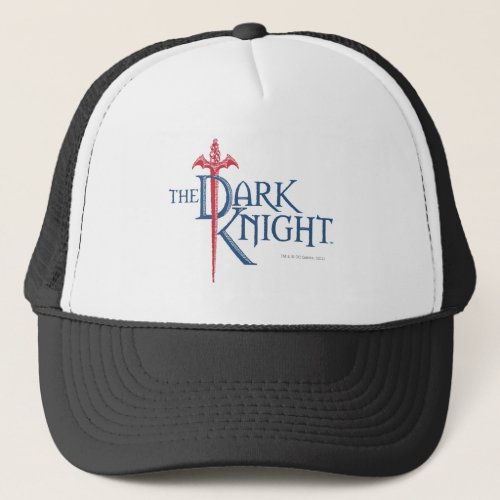 Batman Dark Knight  Name Red Sword Logo Trucker Hat