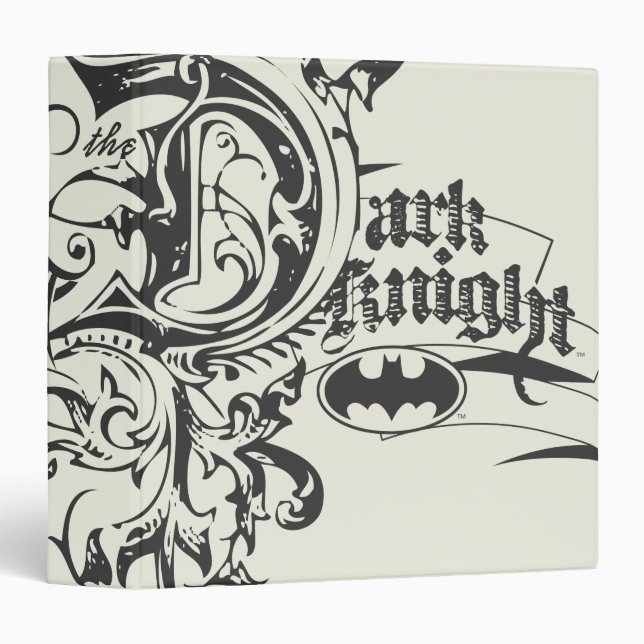Batman Dark Knight | Ornate Logo Binder (Front/Spine)