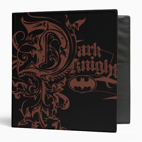 Batman Dark Knight  Urban Brown Logo Binder