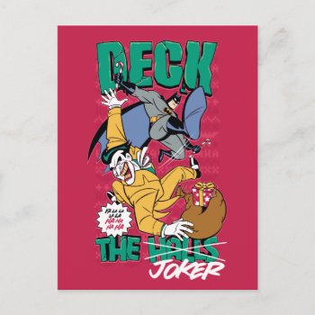 Batman | Deck The Joker Postcard by batman at Zazzle