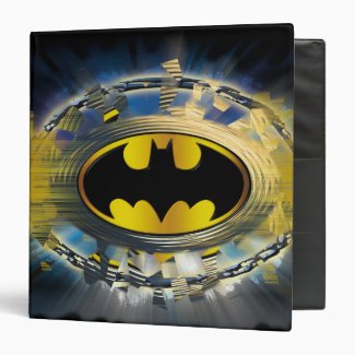 Batman Decorated Logo 3 Ring Binder