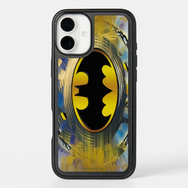 Batman Decorated Logo Otterbox iPhone Case (Back)