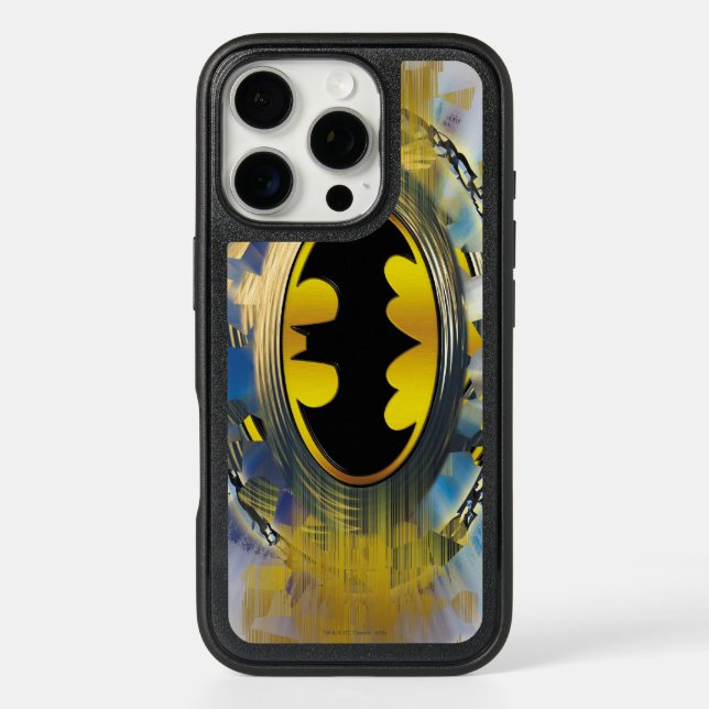 Batman Decorated Logo Otterbox iPhone Case (Back)