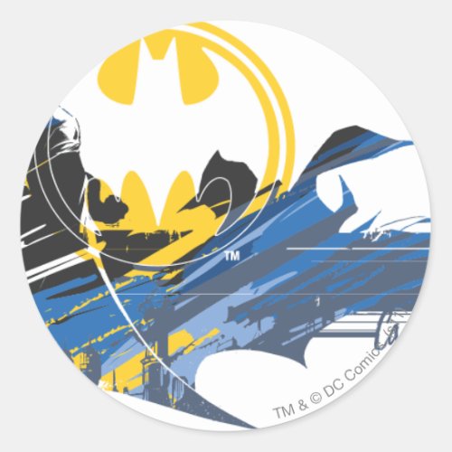 Batman Design 26 Classic Round Sticker