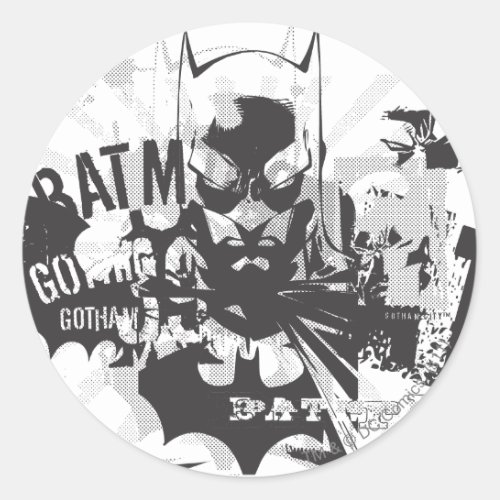 Batman Design 29 Classic Round Sticker