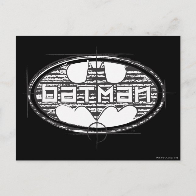 Batman | Draft Logo Postcard (Front)