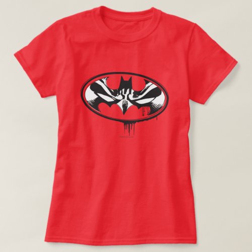 Batman Drip Logo T_Shirt