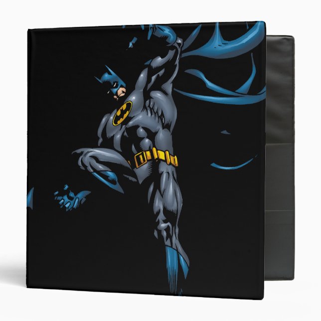 Batman Drops Down Binder (Front/Inside)