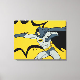 Batman Dynamic Punch Action Canvas Print