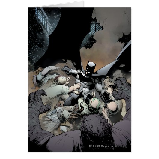 Batman Fighting Arch Enemies (Front)