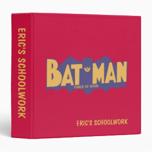 Batman Force of Good 60s Logo Binder