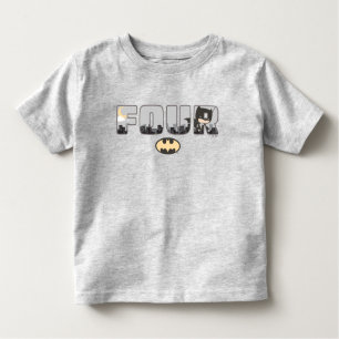 Batman Fourth Birthday Toddler T-shirt