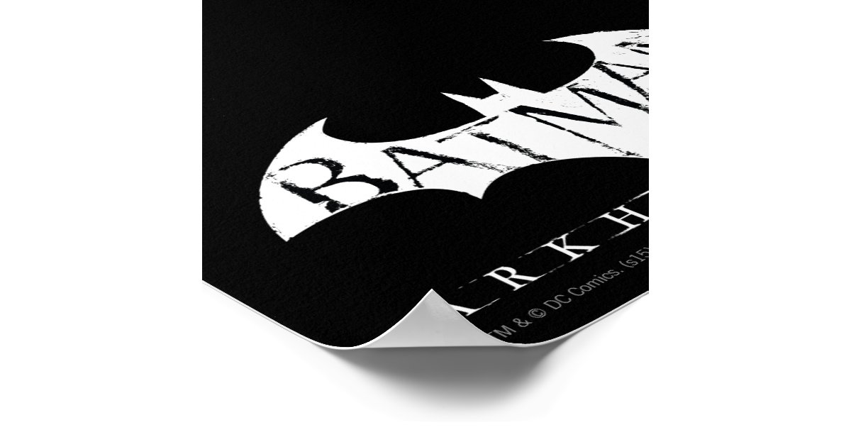 Batman Front View B/W Poster | Zazzle