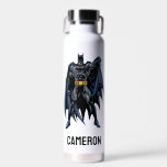 Batman Full-Color Front | Add Your Name Water Bottle<br><div class="desc">Batman New</div>